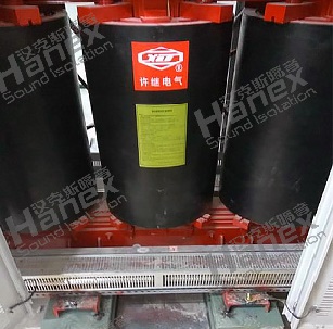 廈門(mén)萬(wàn)科湖心島配電室變壓器噪音治理