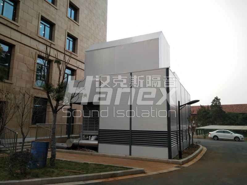 杭州市第七人民醫(yī)院冷卻塔及風冷熱泵降噪工程案例 杭州市第七人民醫(yī)院冷卻塔及風冷熱泵降噪工程案例