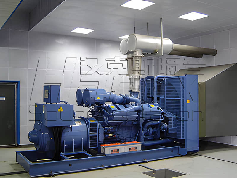 柴油發(fā)電機房隔音降噪現場實例 柴油發(fā)電機房隔音降噪現場實例