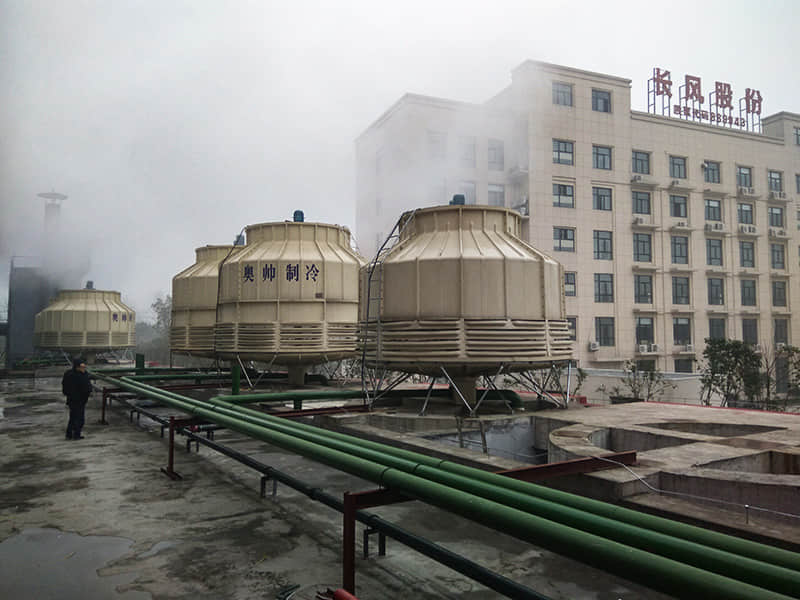 一種廠界冷卻塔噪聲治理項目中，降噪不影響能耗的方案